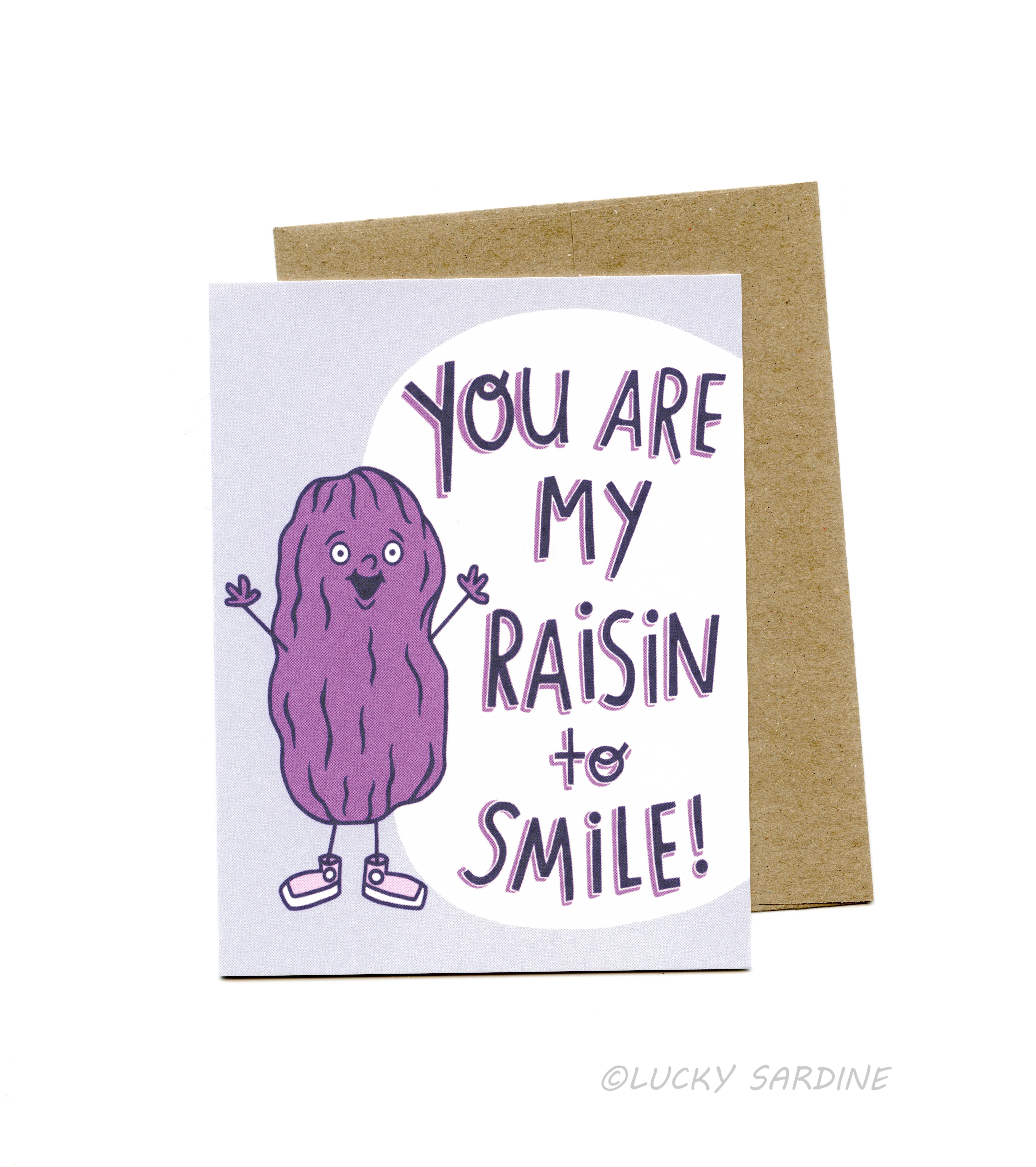 Lucky Sardine – postal de amizade por atacado – És a Minha Passas Para Sorrir, Amizade ou Cartão de Amor1