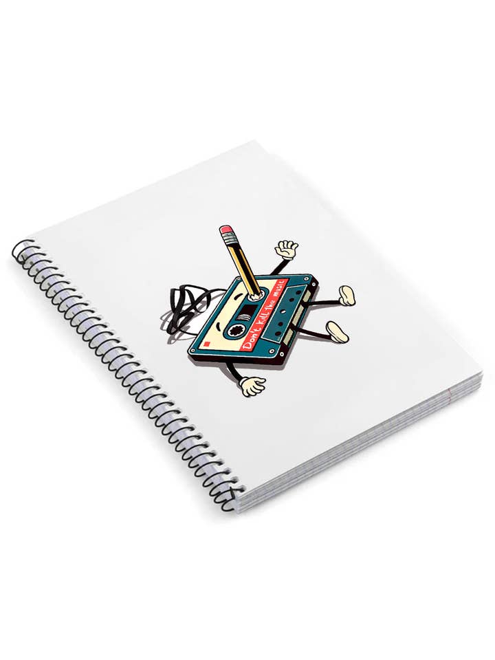 Carnet Ne tuez pas la musique pour la vente par FRIKING STYLE
