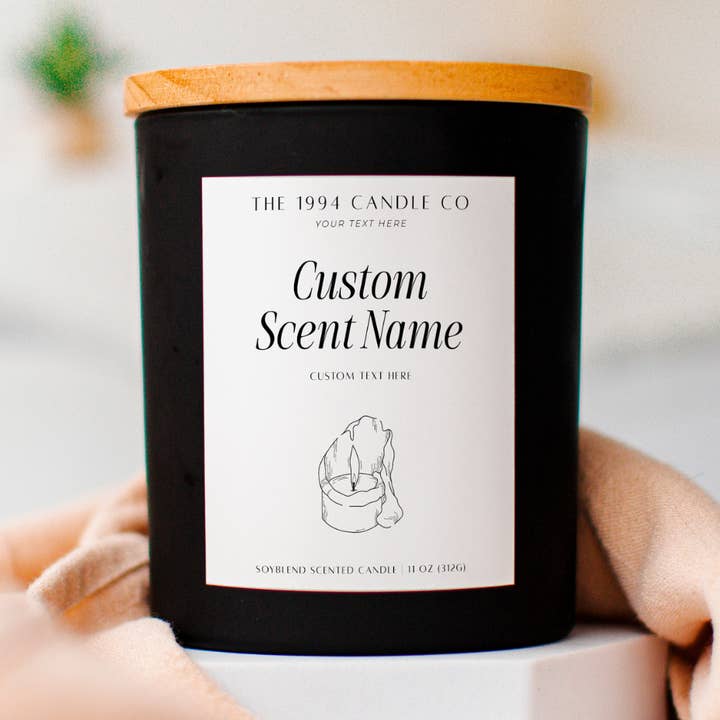 Customized Candle Label (Add On Only!) for wholesale by The 1994 Candle Co
