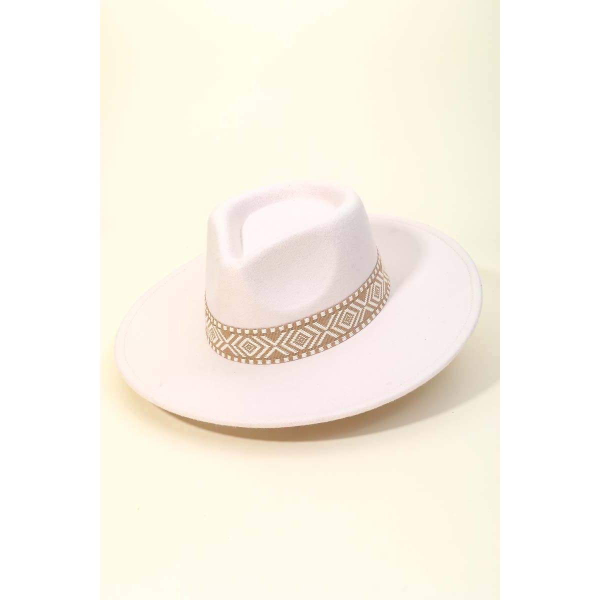 Anarchy Street - Wholesale Fedora - Women's - Boho Stripe Pattern Fedora Hat0