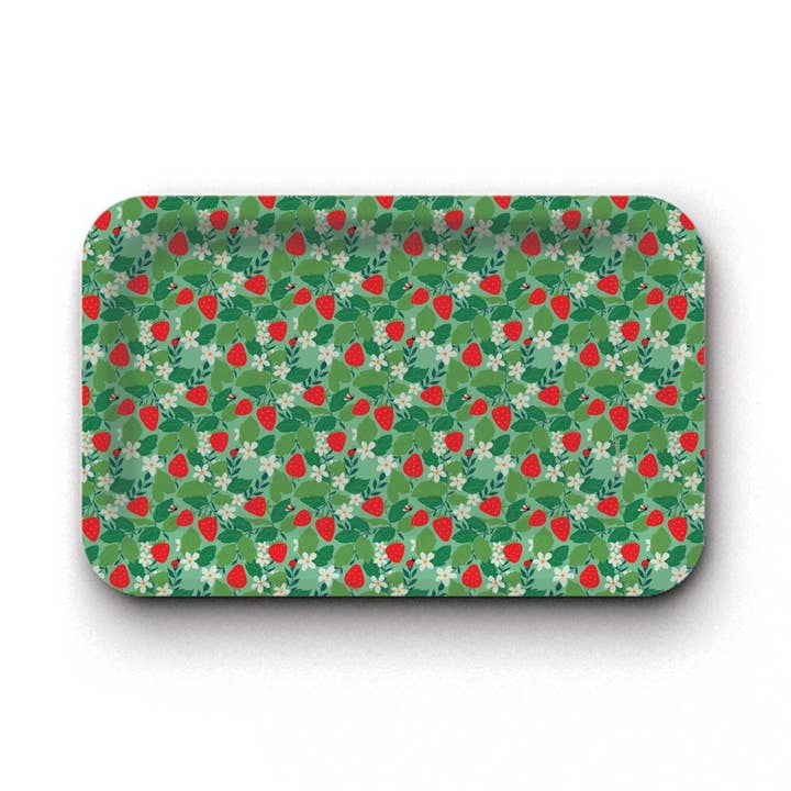 Bandeja rectangular Kraft (28x18 cm) - Huerto de cabaña* para venta al por mayor de Hirondelle & Cie