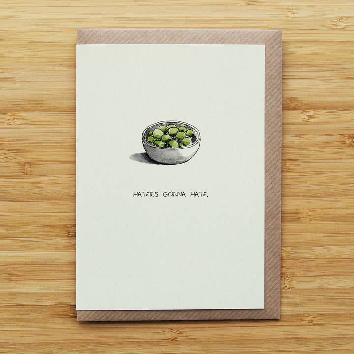 RossJDesigns - Wholesale Everyday Greeting Card - Brussels Sprout Haters Christmas Card - Funny - Recycled