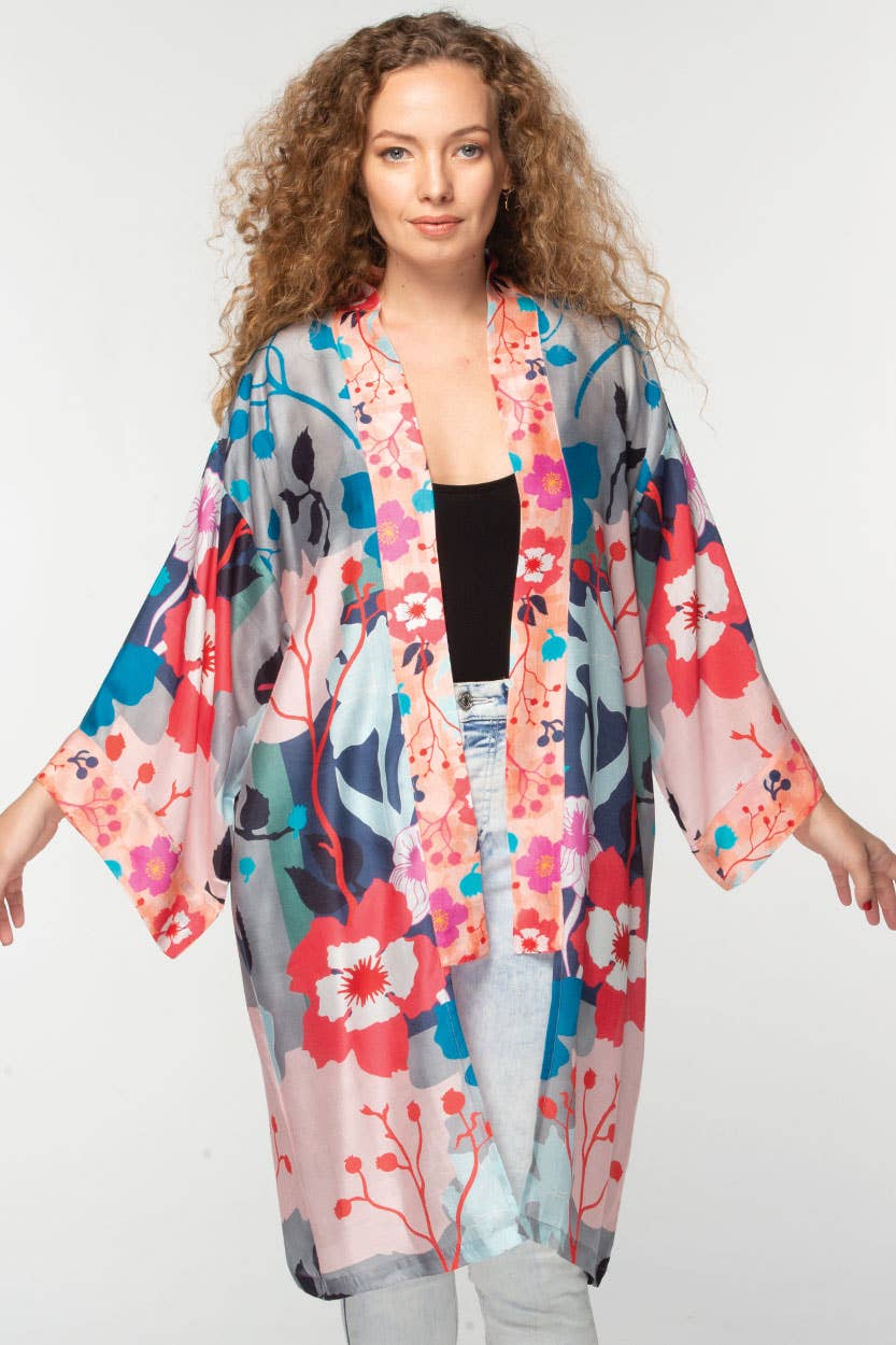 Sevya Handmade - Vendita all'ingrosso Kimono - Donna - Kimono Malini in cupro 100% morbido8