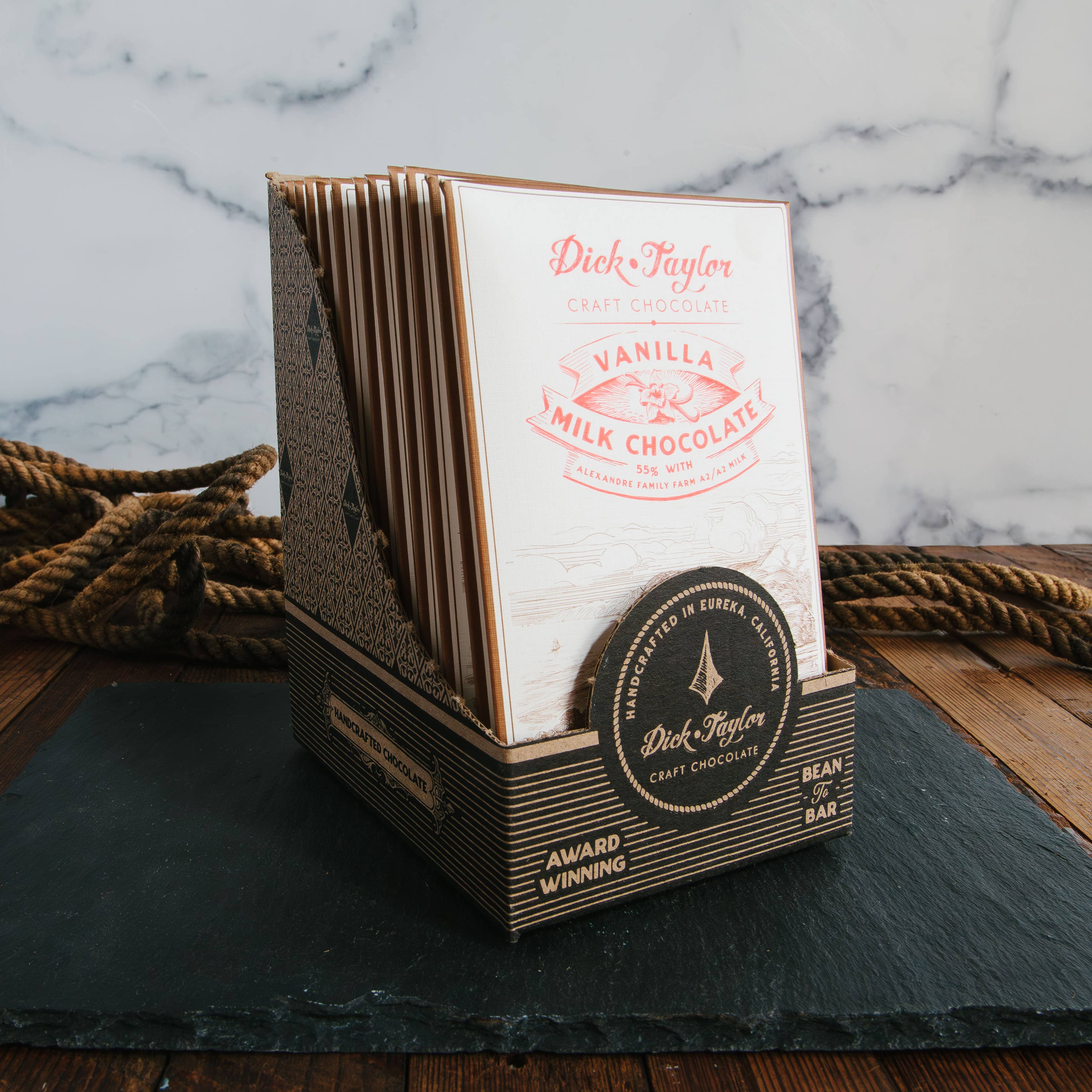 Dick Taylor Craft Chocolate – Barra de chocolate por atacado – Chocolate ao leite com baunilha2