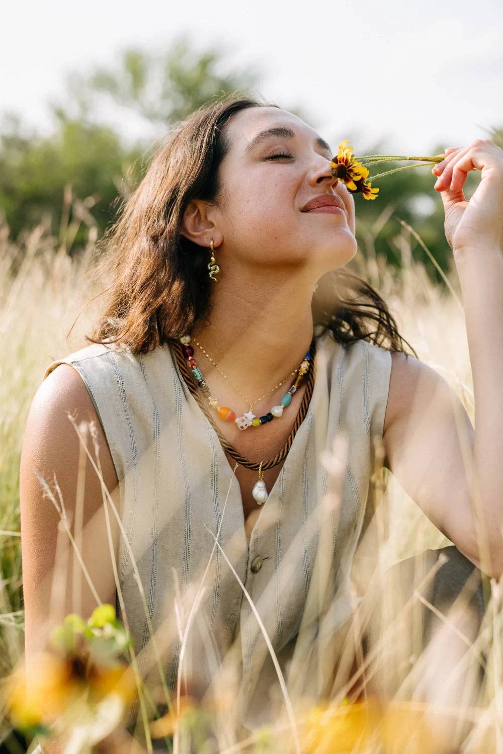 Noonday - Wholesale Beaded/Pearl Necklace - Curio Multicolored Necklace - Assorted Beads 1