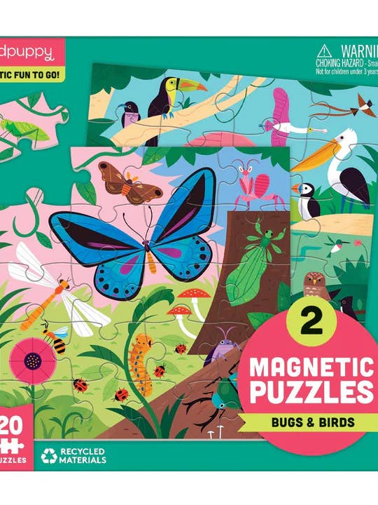 Bugs & Birds Magnetic Puzzles for wholesale by Chronicle Books