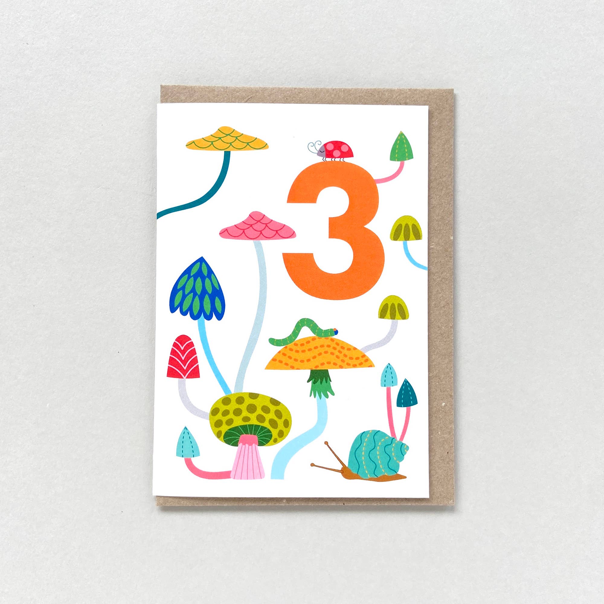 Maggie Magoo Designs - Wholesale Birthday Card - Greetings card - 3rd Birthday, age three card