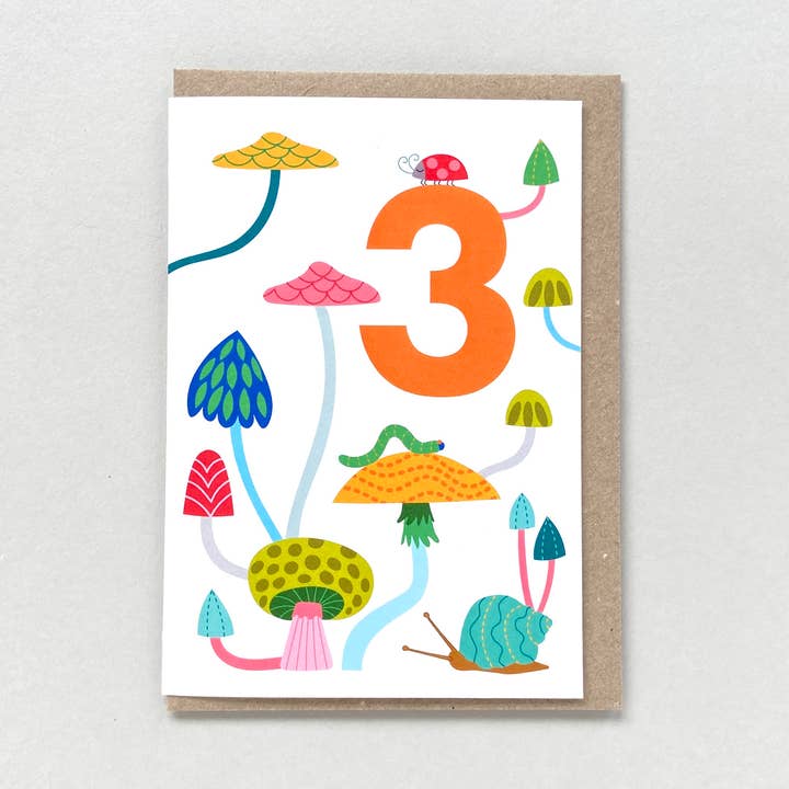 Maggie Magoo Designs - Wholesale Birthday Card - Greetings card - 3rd Birthday, age three card0