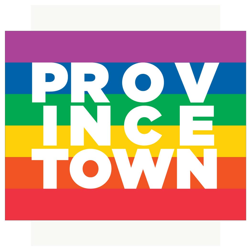 Fridgedoor - Wholesale Everyday Greeting Card - 5'' x 7'' Provincetown Diversity Flag Greeting Card0