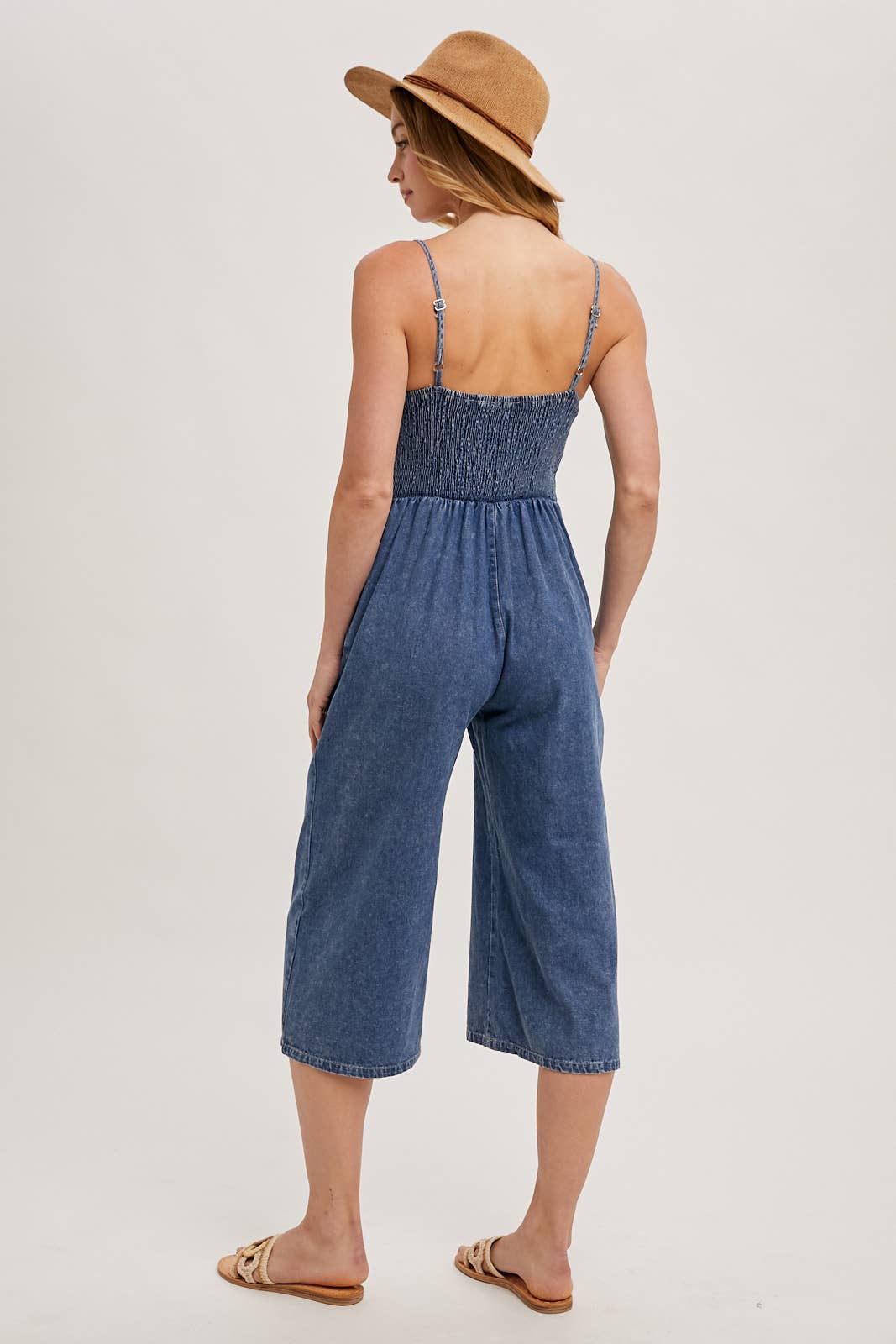 Bluivy - Vente Combinaison – femme - COMBINAISON EN JEAN DÉLAVÉ À L'ACIDE19