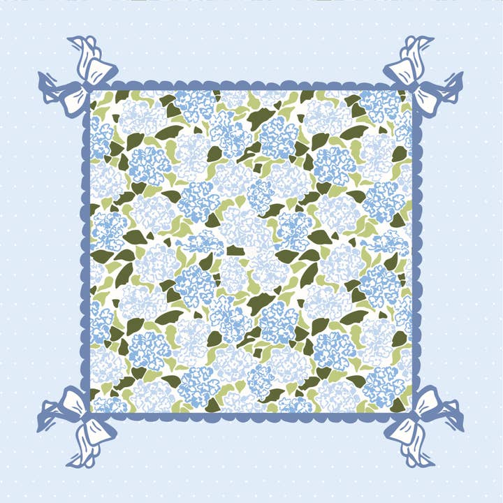 Miss Mahjong - Wholesale Board Game - Hydrangea Mahjong Playing Mat3