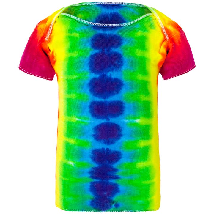 Camiseta de bebé con cuello abierto y pliegues horizontales para venta al por mayor de Official Store