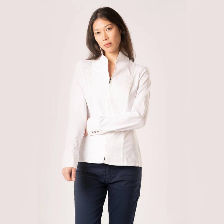Welligogs - Wholesale Button Down Shirt - Women's - Phoebe Blanca Shirt