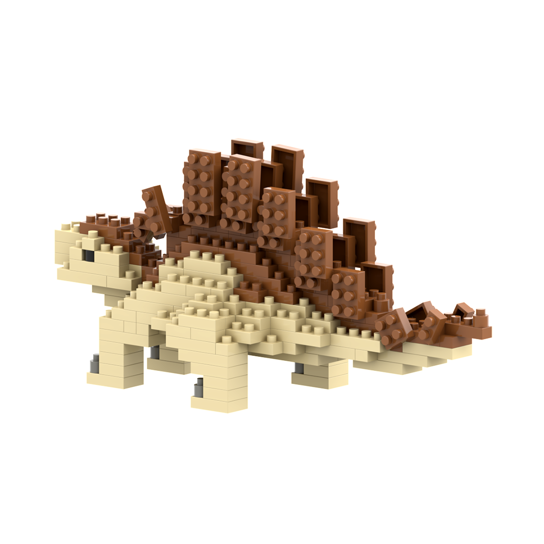 Brixies – Großhandel Spielzeugbaukasten – Kinder – BRIXIES Stegosaurus1