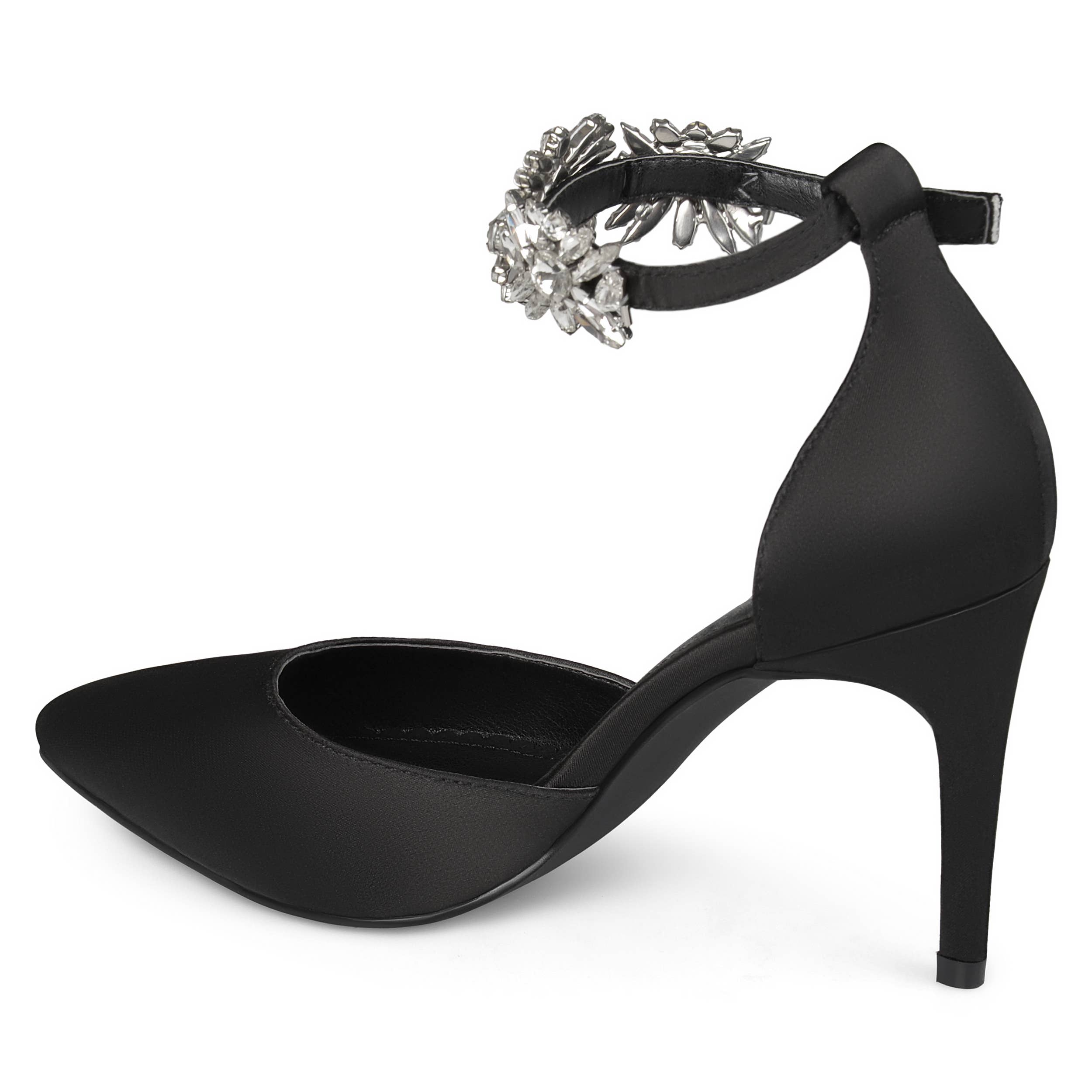 Journee - Wholesale High Heels - Women's - Loxley D'Orsay Stiletto Heels In Satin8