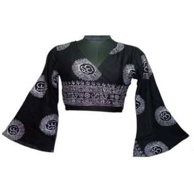 Bohotusk – wholesale Blouse – Women’s – Bohotusk Oriental Patterned Wrap Around Long Sleeved Top5