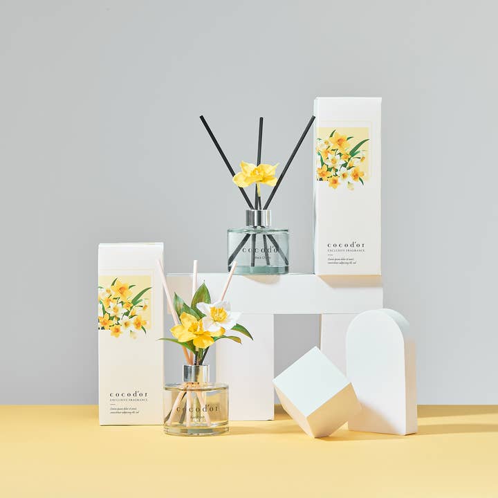 Cocodor Italy srl - Wholesale Reed Diffuser - Cocodor Daffodil Diffuser 120ml (4.0oz) White Musk