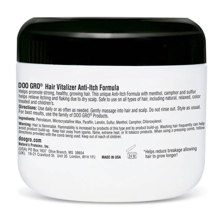 KT Supply – Engroshandel Behandling mod tyndt hår/hårtab – Doo Gro hårvitalizer, anti-kløeformel, 4 Oz.