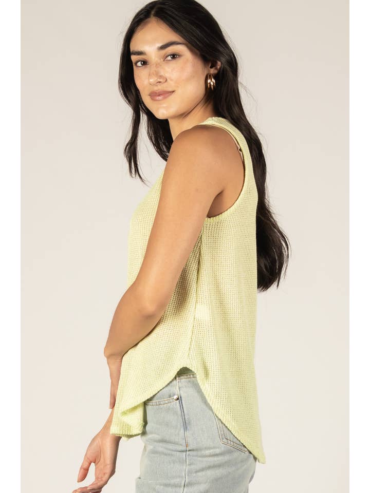 Before You Collection - Wholesale Knit Top - Women's - Yoko Fabric Knit Round Neck Sleeveless Top7