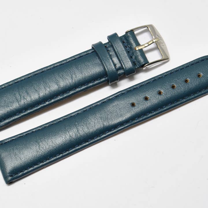 Correa de reloj de cuero azul marino XL de 20 mm para venta al por mayor de BRACELETS MONTRE ACH