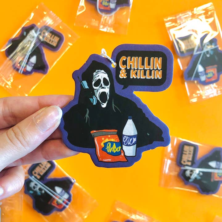 Studio Soph (We Pay Your Import Fees - We Ship DDP) - Wholesale Car Freshener - Women's - Chillin & Killin Halloween Air Freshener1