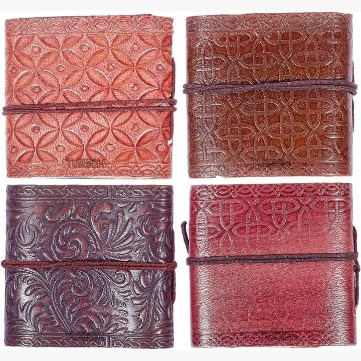 Tuzech Leather - Vendita all'ingrosso Diari/agende - Mini diario compatto in pelle vintage fatto a mano11