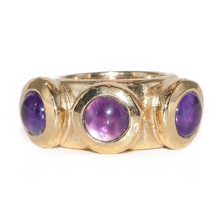 Punk doux à trois branches avec améthyste pour la vente par Rebecca Nadler Designs