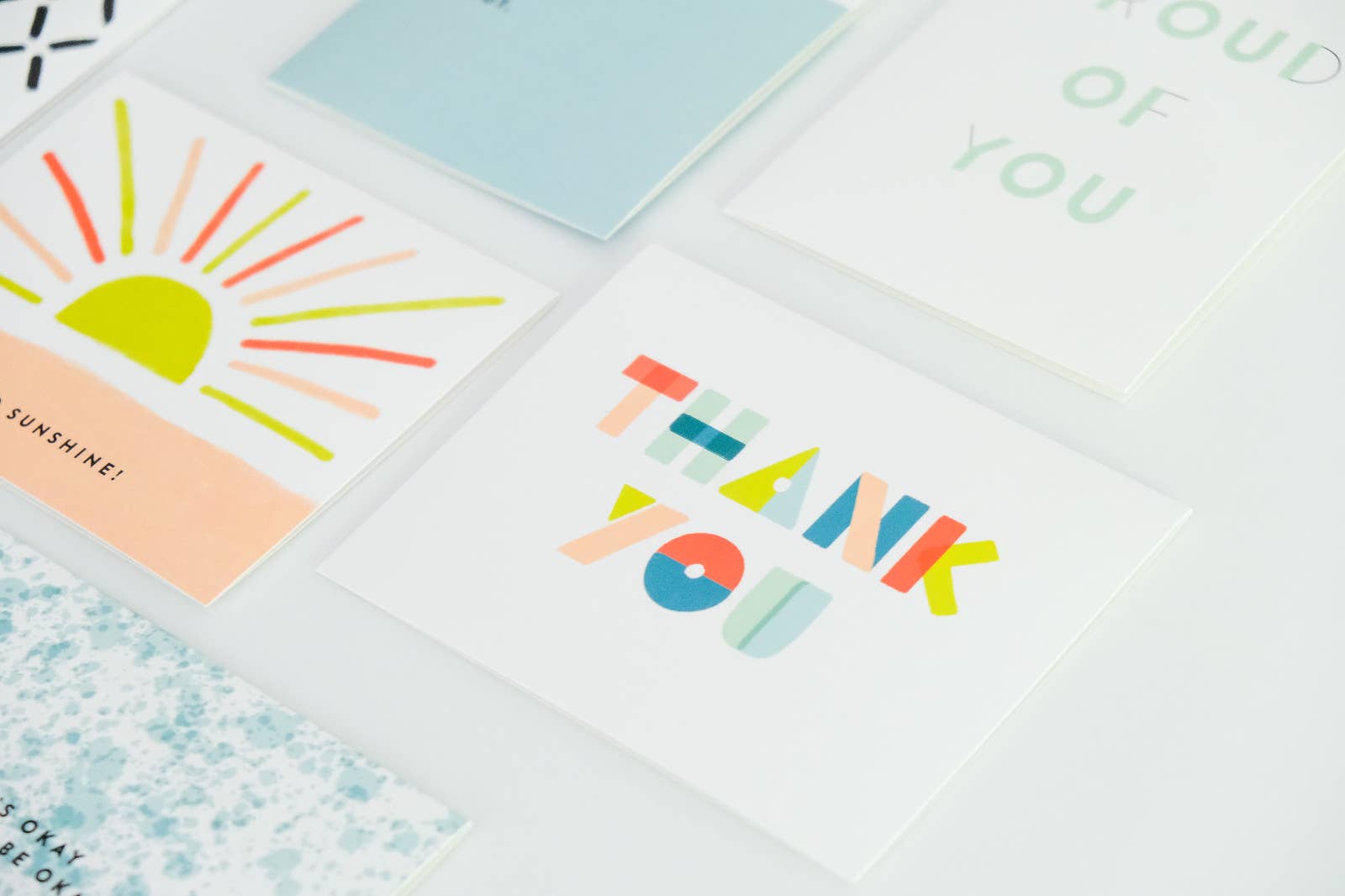 Joy Paper Co. - Wholesale Thank You Card - Thank You Shapes Card2