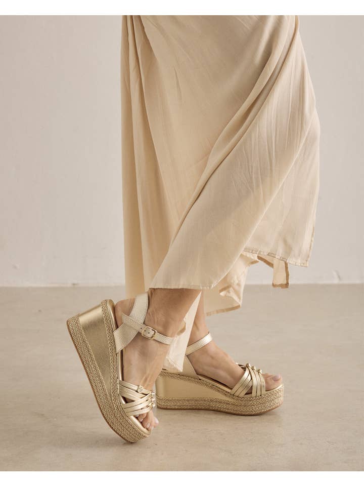 POPA - Wholesale Wedges - Women's - Saphire Gold Wedge2