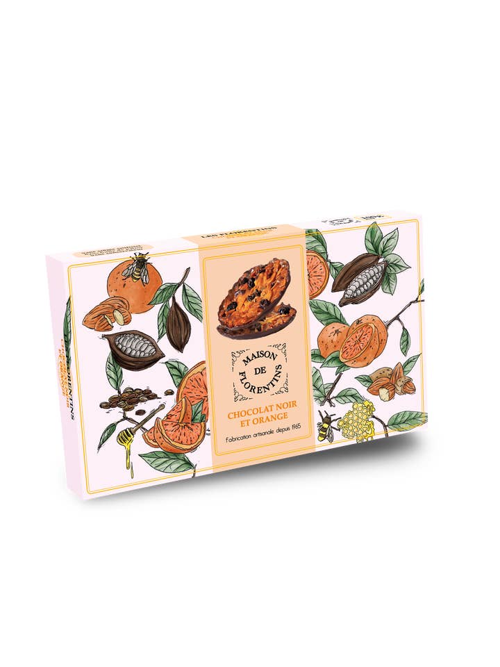 FLORENTINES GOURMETER ORANGE OCH MÖRK CHOKLAD för wholesale av Maison de florentins