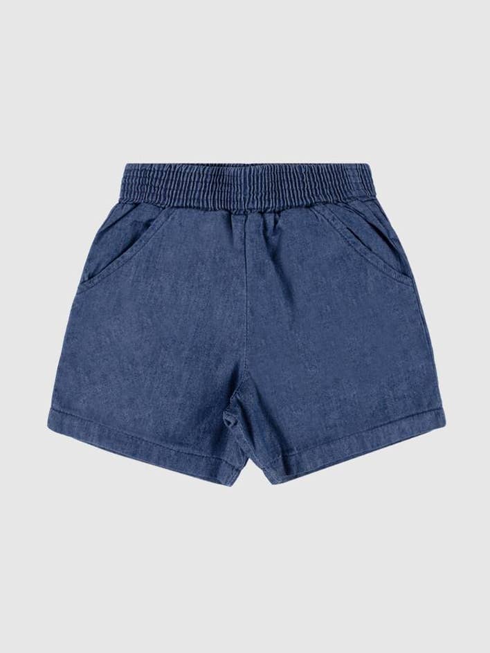 Denim Blue Shorts for wholesale by BENNIE KIDS