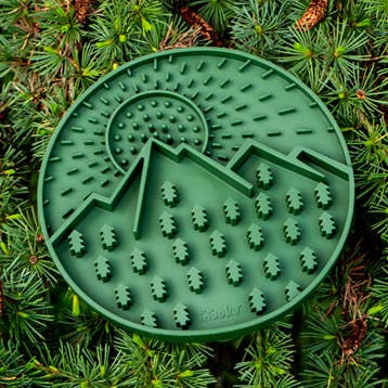 INOOKO – Großhandel Futtermatte für Haustiere – Hund – Leckmatte für Hunde und Katzen - Explorer Mat - Grün0