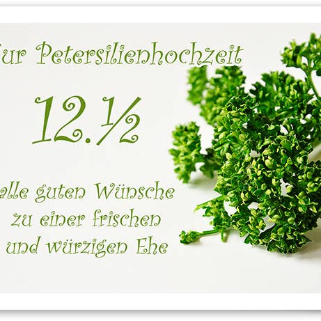 Petersielenhochzeit / Grußkarte / 709001 für den Großhandel von Yabué