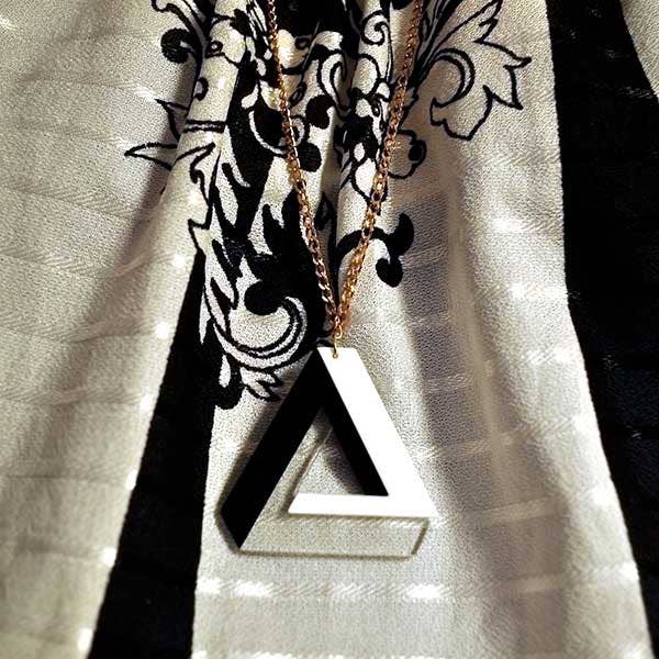Paparesta Accessories - Wholesale Halskettinghanger - Acryl onmogelijke driehoek ketting