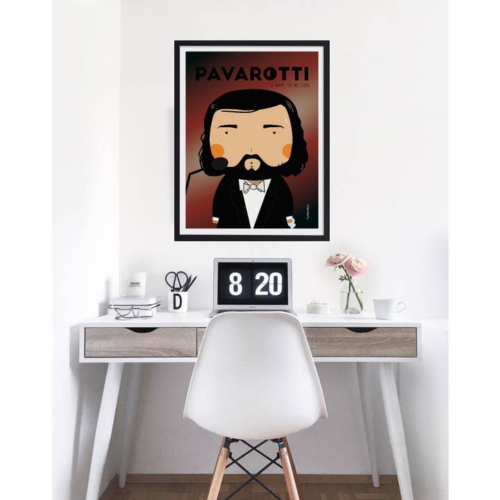 BLUE SHAKER - Wholesale Art Print - Pavarotti1