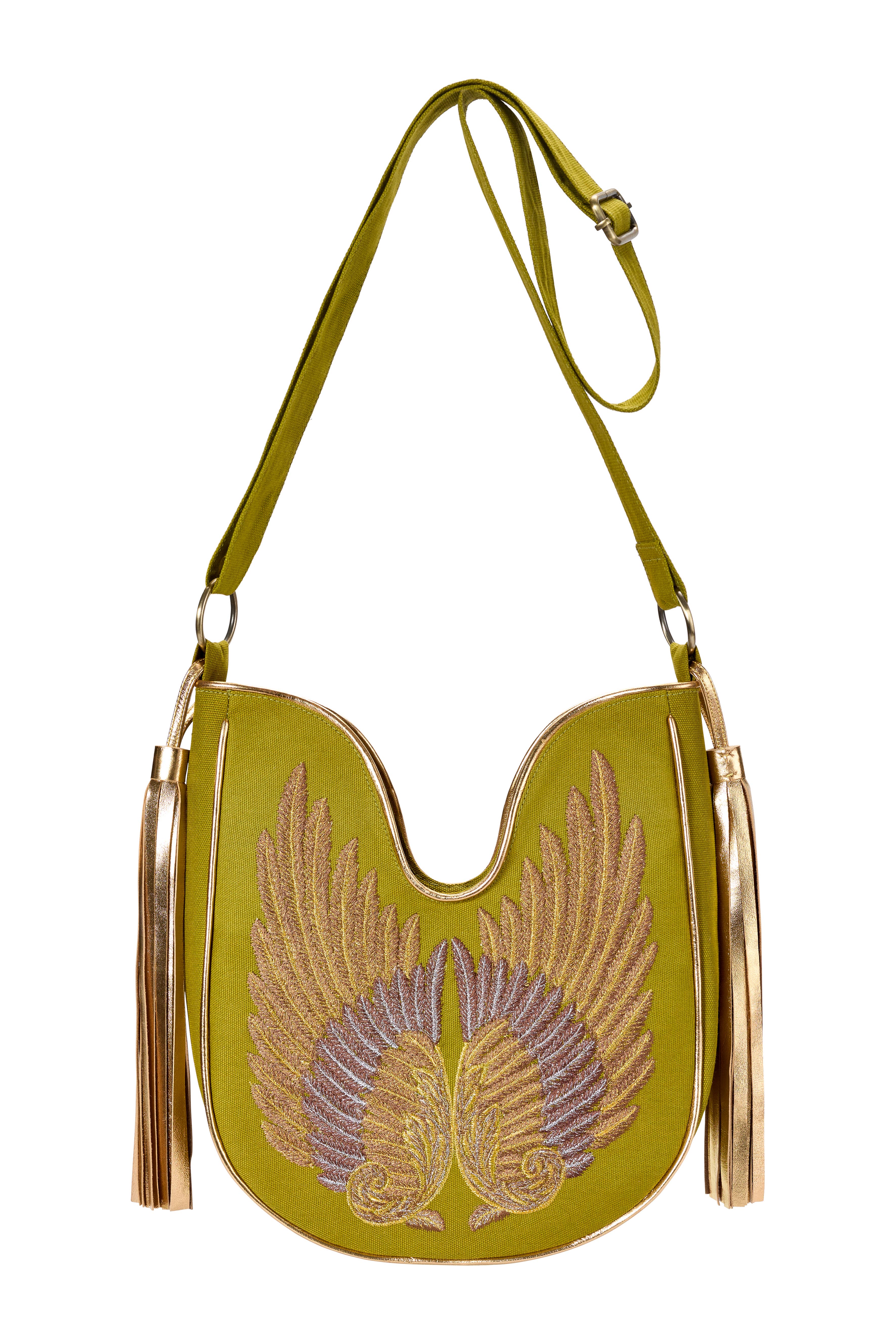 All That Jazz Tote Bag Sicilian Olive/Gold for wholesale on Faire1