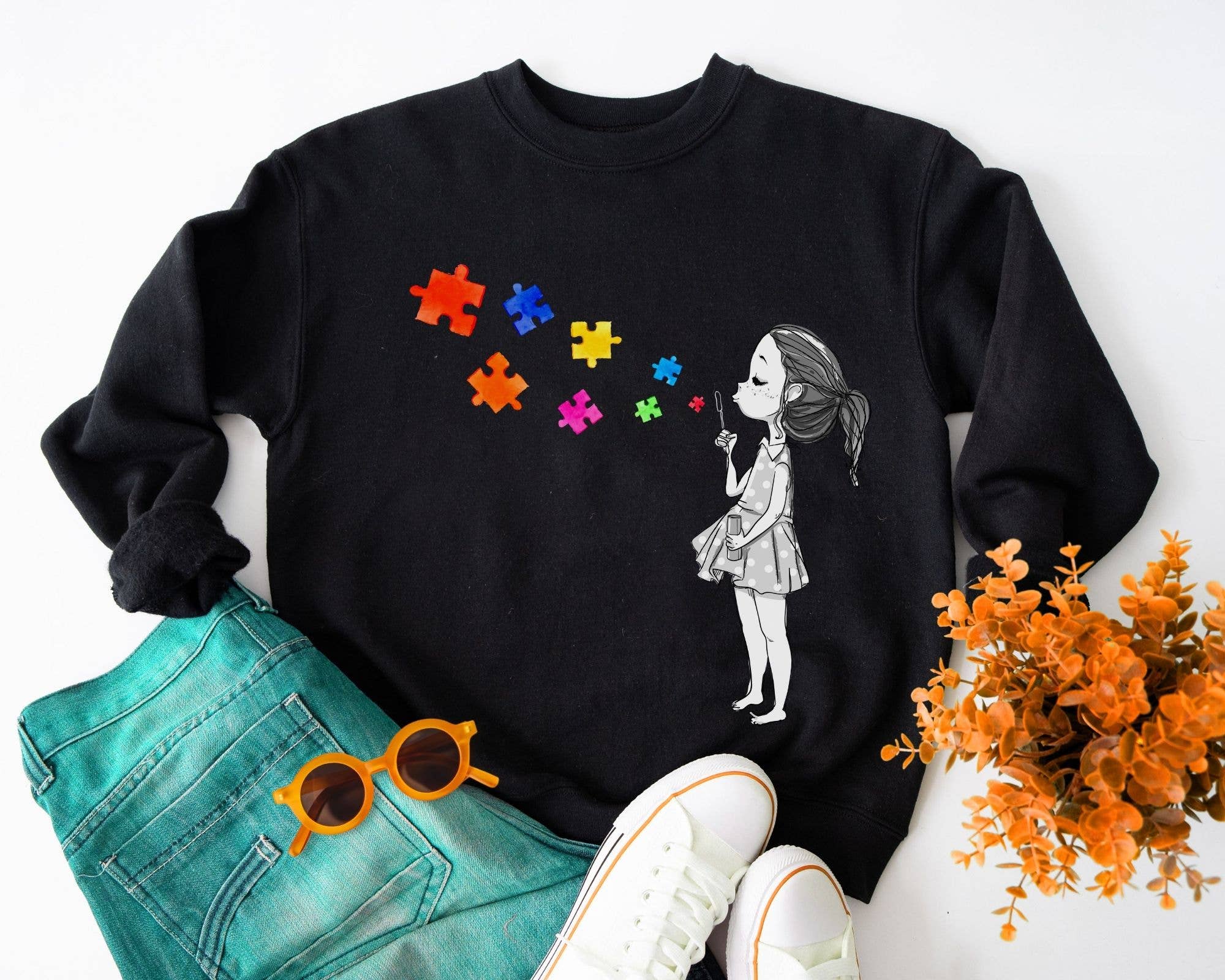 Vivtrek - Wholesale Graphic Sweatshirt - Unisex - Autism Sweatshirt, Autism Mom Shirts, Autism4