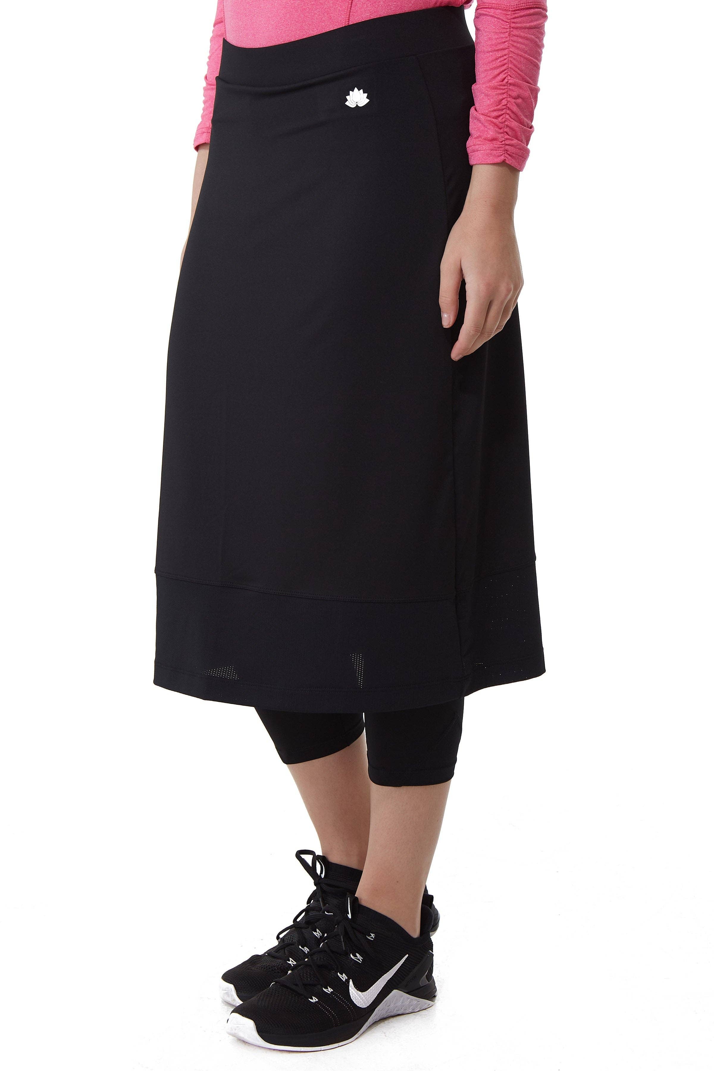 Snoga Athletics - Wholesale Athletic Skirt - Women's - Mesh Basic Snoga 27'' - Black1