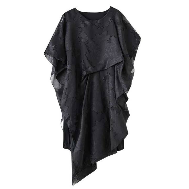 OceanusSwim - Wholesale Dress - Women's - Fashionable Loose Fit Irregular Plus Size Dress