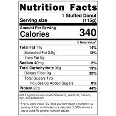 Stuffum Naturals – wholesale Kakor – Hallon citron maräng fyllda munk (Vassle)2