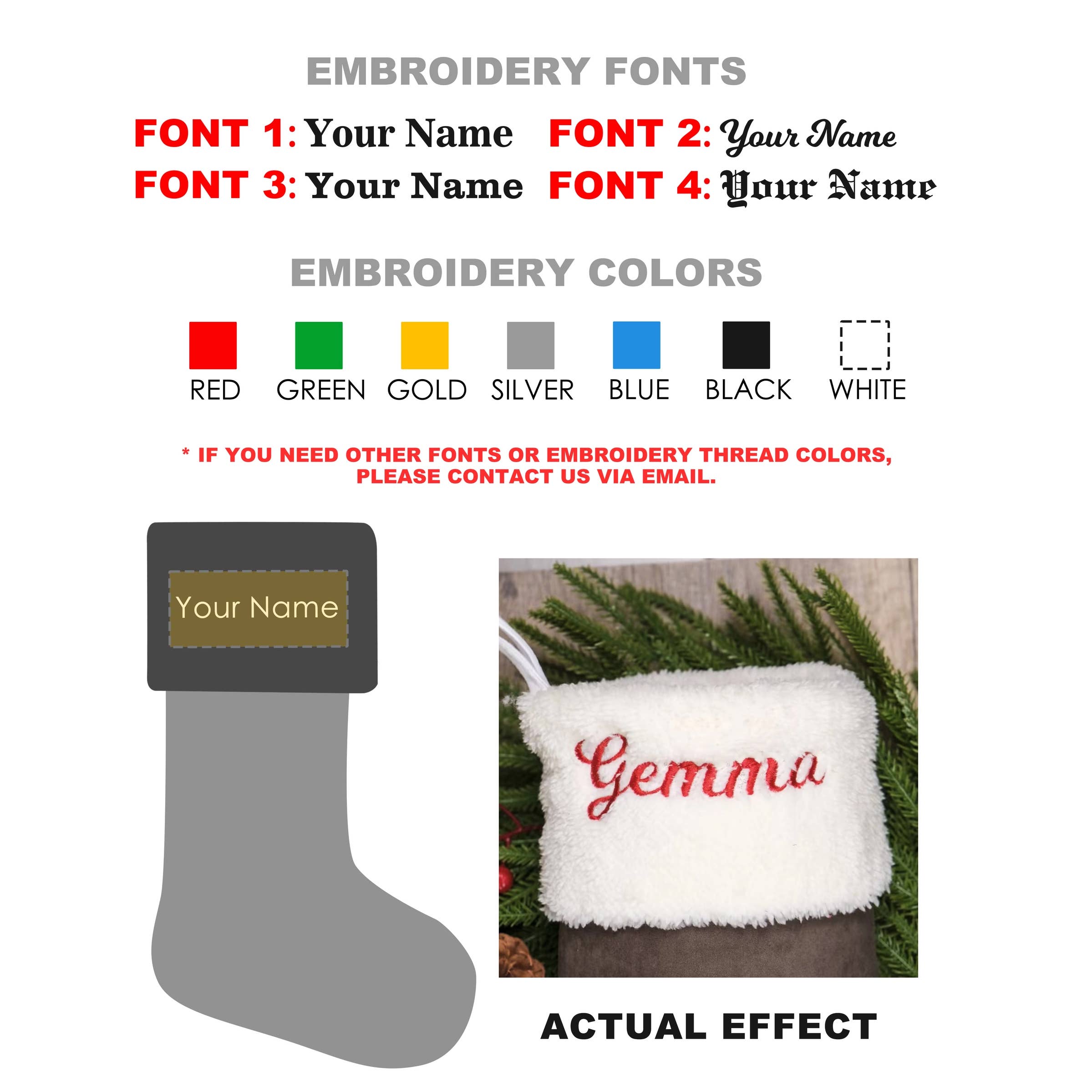 GEXWORLDWIDE – wholesale Holiday Stocking – New Western Cowboy Embroidered Christmas Stocking4