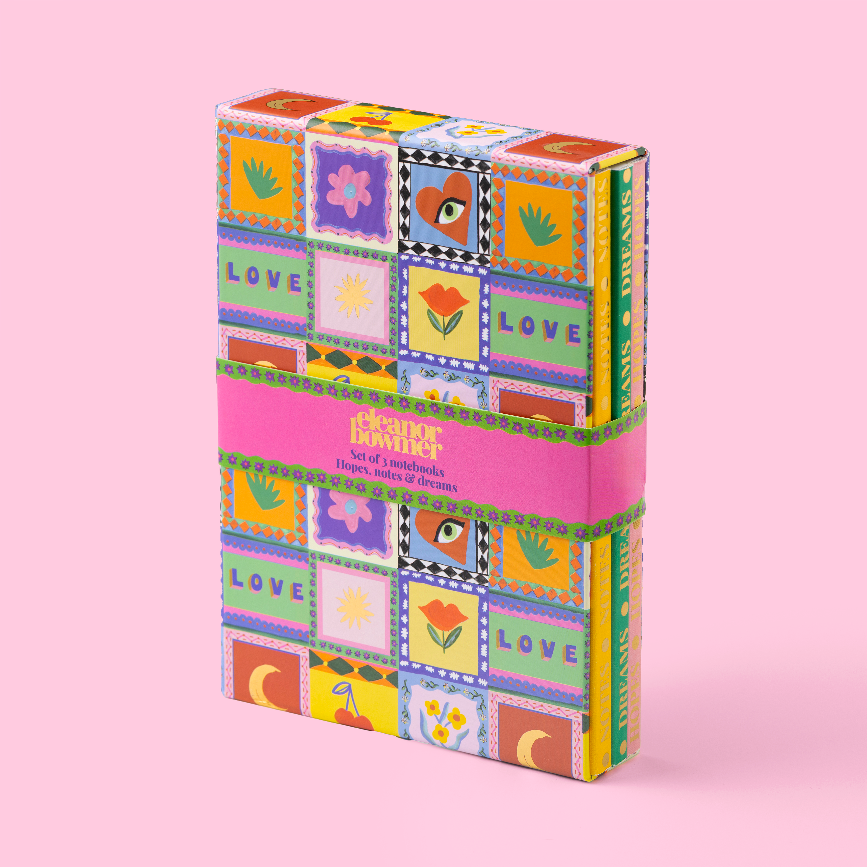 Eleanor Bowmer - Wholesale Notebook - Notes, Hopes & Dreams A5 Notebook Set2