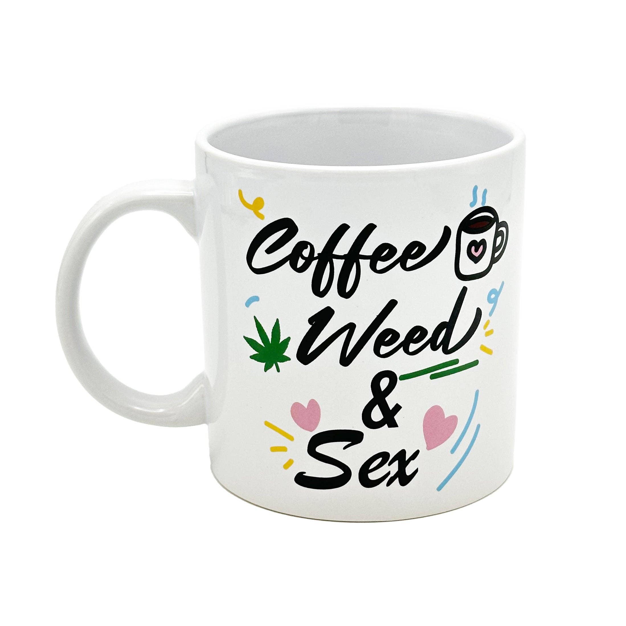 Island Dogs - Vente Tasse à café - Mug à café géant de 22 oz avec motif de cannabis et sexe2