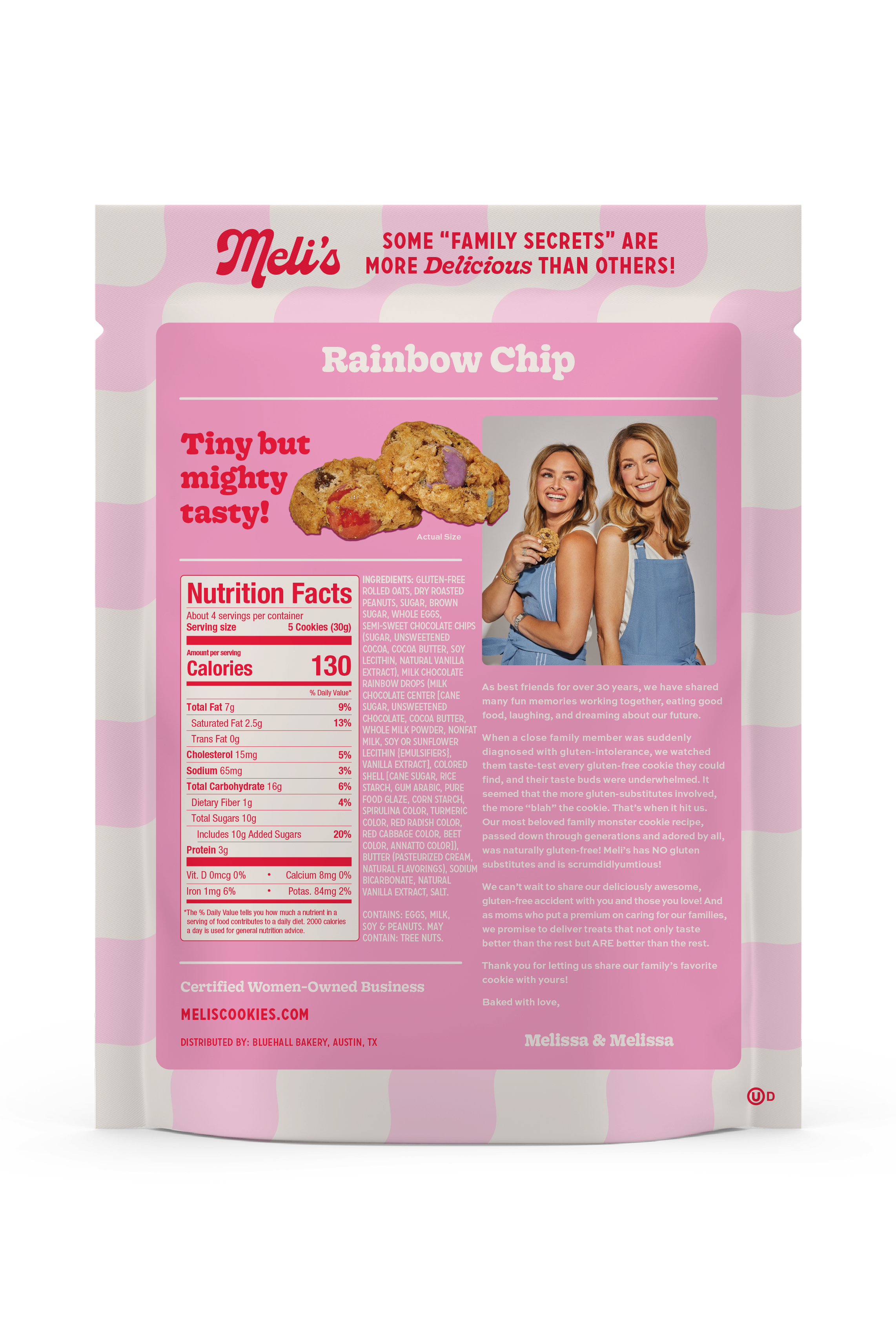 Meli's Cookies - Wholesale Cookie - Rainbow Chip Mini Cookies2