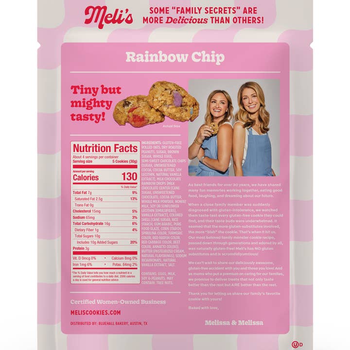 Meli's Cookies - Wholesale Cookie - Rainbow Chip Mini Cookies2
