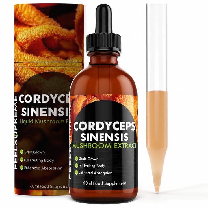 Cordyceps Sinensis Mushroom Liquid Supplement 60ml for wholesale by Feel Supreme