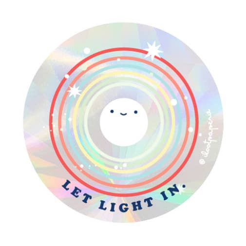 Let Light In! Suncatcher Sticker Rainbow Maker Window Decal for wholesale by ILOOTPAPERIE
