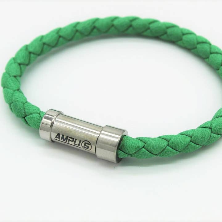 Energy bracelet (antique green) for wholesale by Ampli5 Europe GmbH