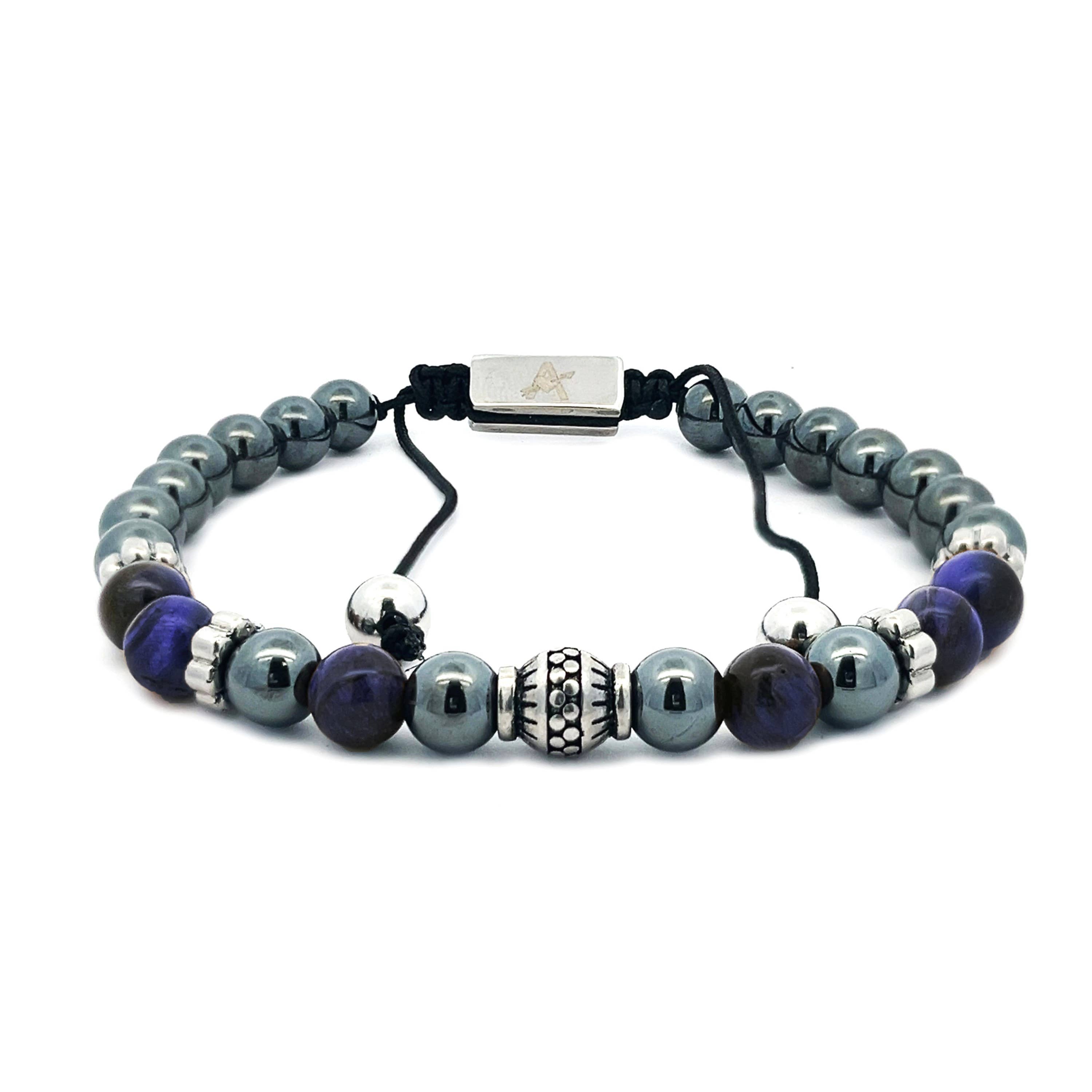 AMORINO SRL - Venta al por mayor Pulsera de cuentas - Pulsera de piedra para hombre - KM231024E1402
