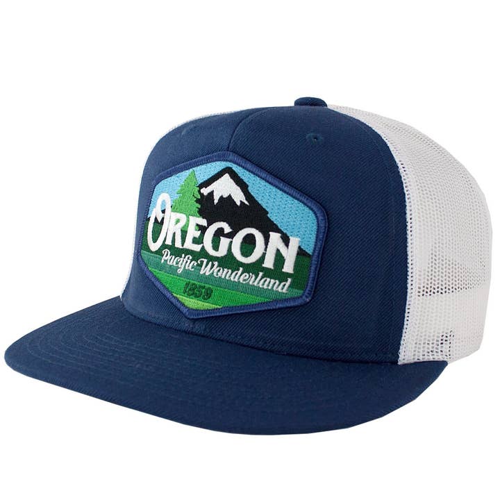 Oregon Pacific Wonderland Vintage | Snapback hat for wholesale by Little Bay Root